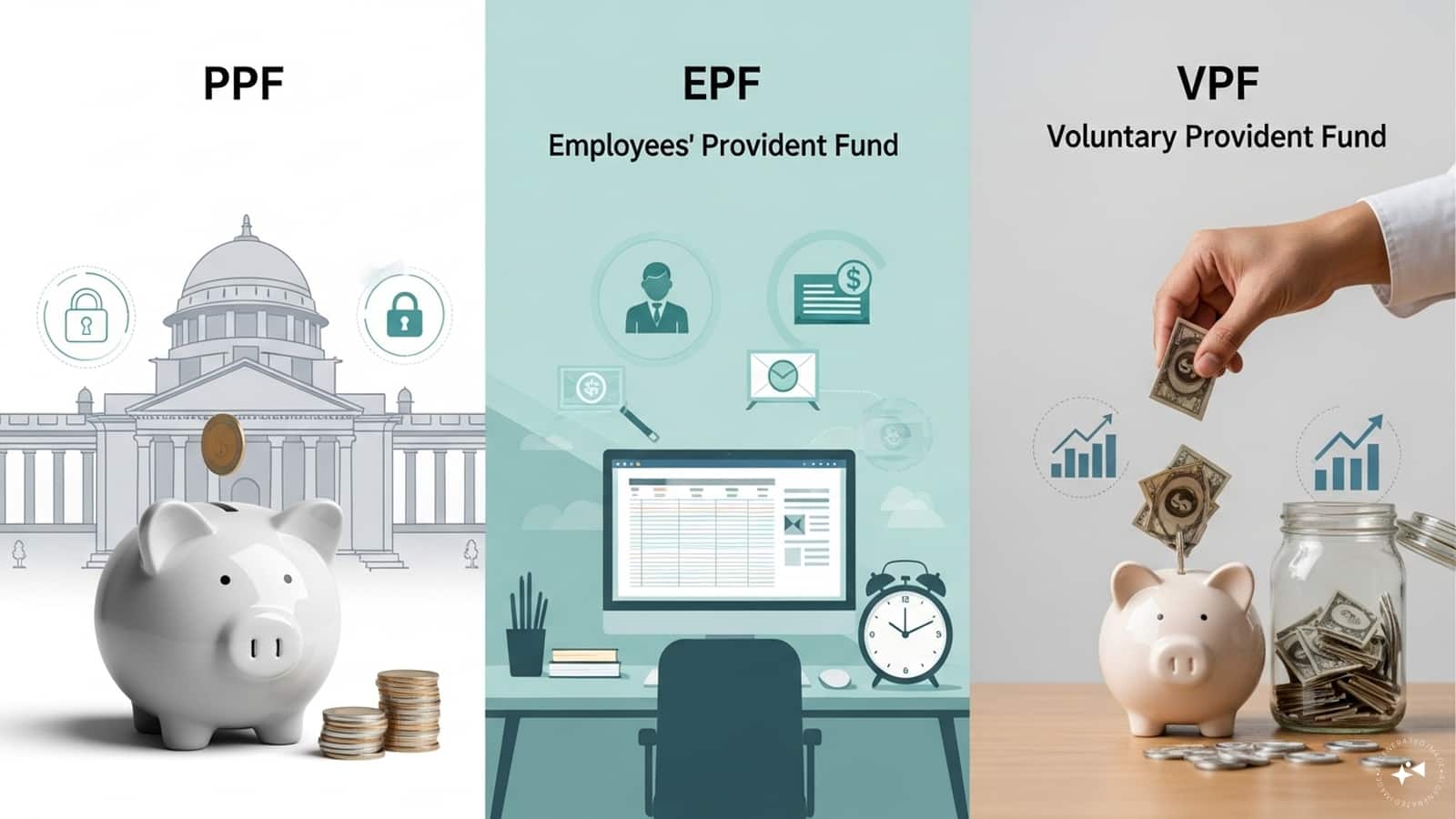PPF vs EPF vs VPF: Which one actually fits your savings style best?