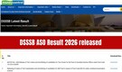 DSSSB Result 2026 out for Tier I ASO and Combined Exam posts; check marks, direct link here