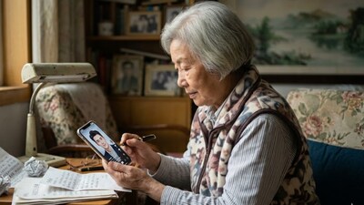 Elderly woman in China falls in love with AI generated character.  (AI-generated representative image)