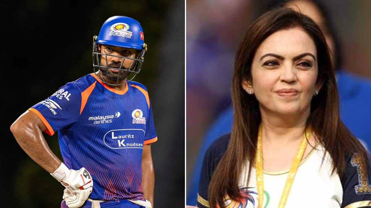 Rohit Sharma unrecognizable, Mumbai Indians owner Nita Ambani reacts to sensational transformation – Watch