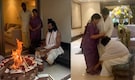 Ram Charan performs Ram Navami puja on his birthday; takes blessings from parents Chiranjeevi and Surekha Konidela - Watch