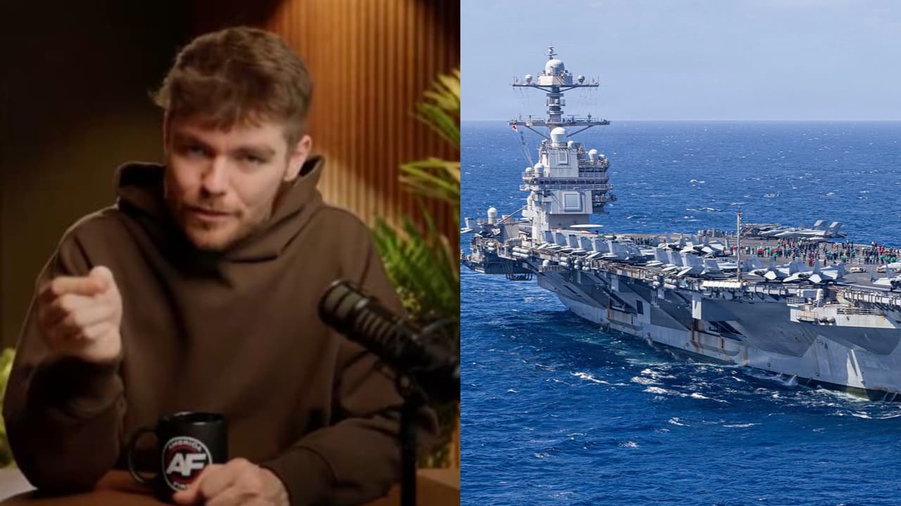 ‘Pentagon is lying to us’: Nick Fuentes claims Iran hit USS Gerald R. Ford