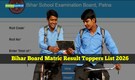 Bihar Board Matric Result Toppers List 2026: Pushpanjali Kumari, Sabreen Praween top class 10 board exam - full toppers list here