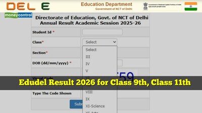 Edudel Result 2026 for Class 9th, Class 11th annual exam declared @ edustud.nic.in; direct link here