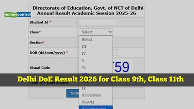 Delhi DoE Result 2026 for 9th and 11th