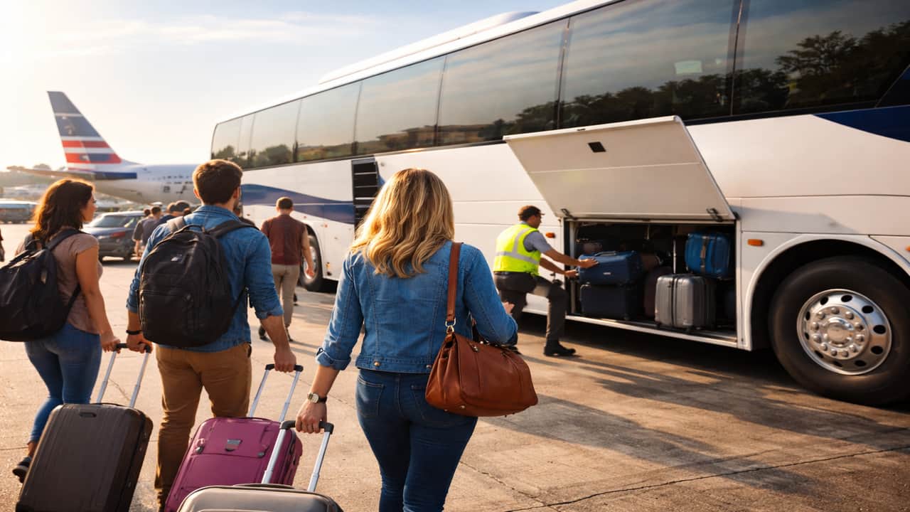 American Airlines puts passengers on buses after selling flight tickets, says ‘it’s normal’