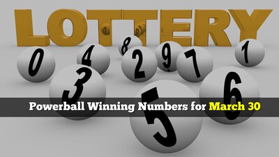 Powerball Winning Numbers for March 30