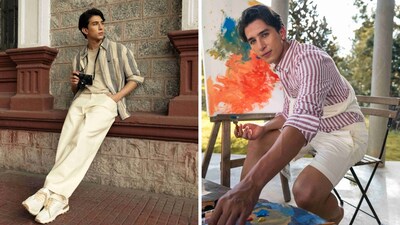 Style tips: A striped shirt looks better when all the other clothing is kept simple (Images: The Bear House)