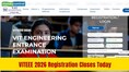 VITEEE 2026 registration closes today; apply online at viteee.vit.ac.in, direct link here