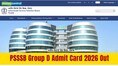 PSSSB Group D Admit Card 2026 out at sssb.punjab.gov.in; direct link here to download hall ticket