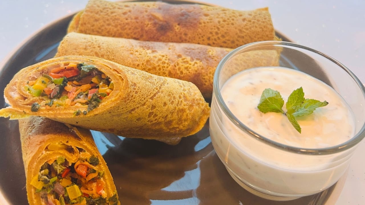 Ragi masala chilla wrap: Add an extra dose of nutrition to your breakfast with this recipe