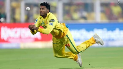 Kartik Sharma dropped Vaibhav Sooryavanshi on 0 in the match between RR and CSK in Guwahati (BCCI Photo)