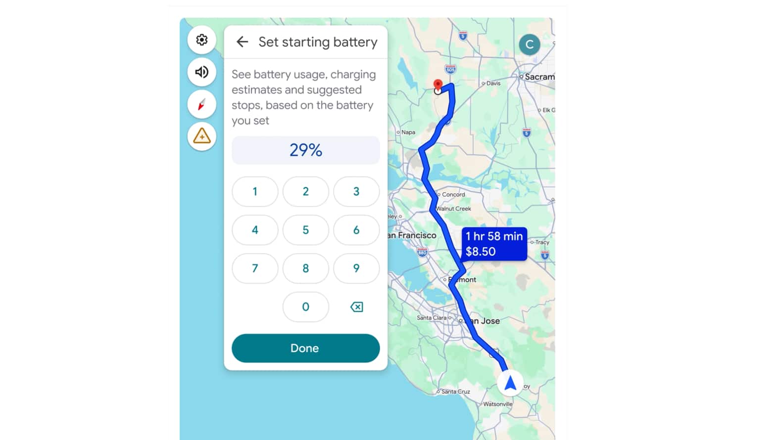 Google Maps Brings AI Powered Battery Prediction And Trip Planning Maps EV Features 