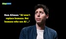 Quote of the Day by Sam Altman: 