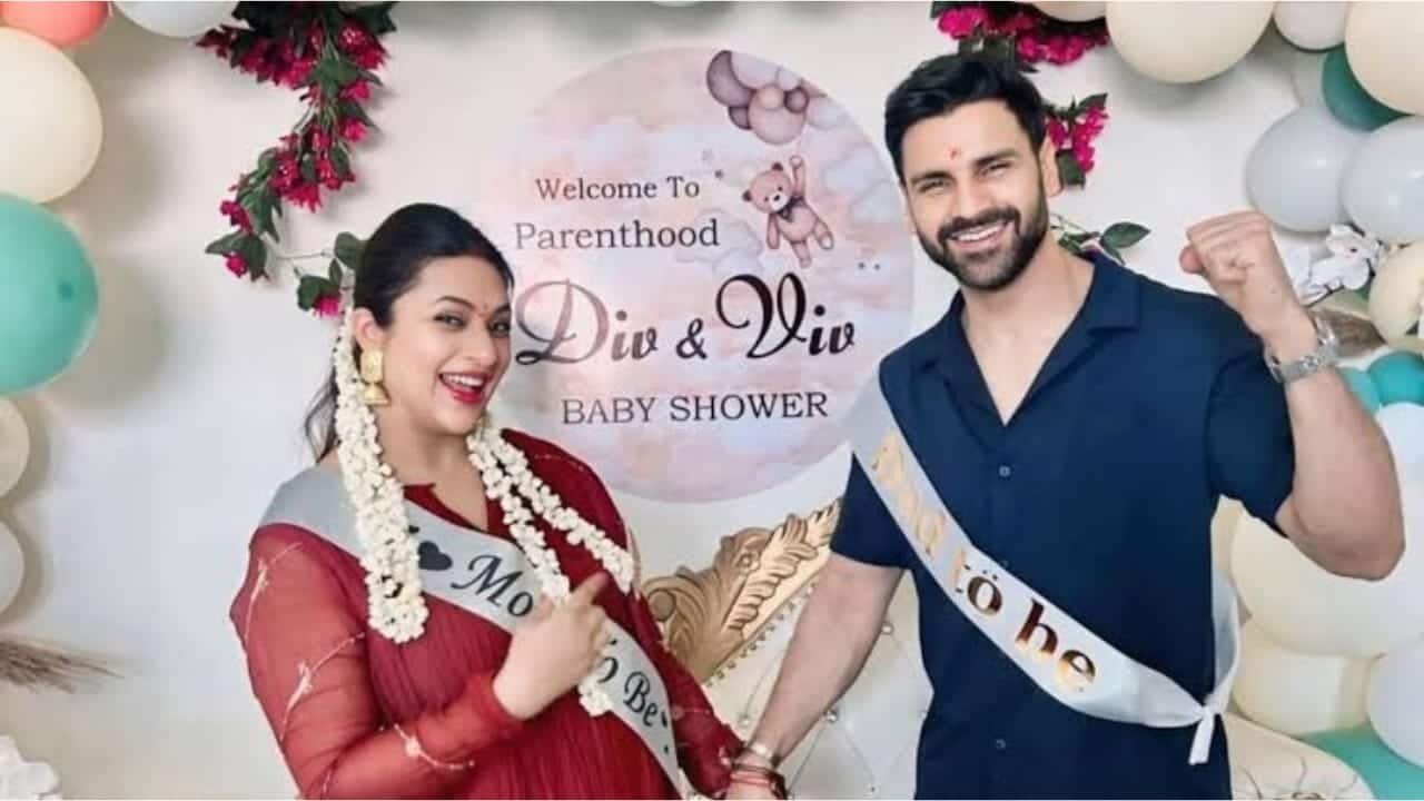 Divyanka Tripathi gives a glimpse of her baby shower with husband Vivek Dahiya (View Pics)
