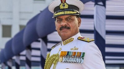 Indian Navy Chief Admiral Dinesh K Tripathi