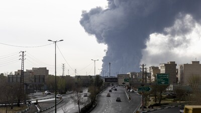 US-Israeli strikes hit Iran cement plant, Iraq border terminal (File image ) 
