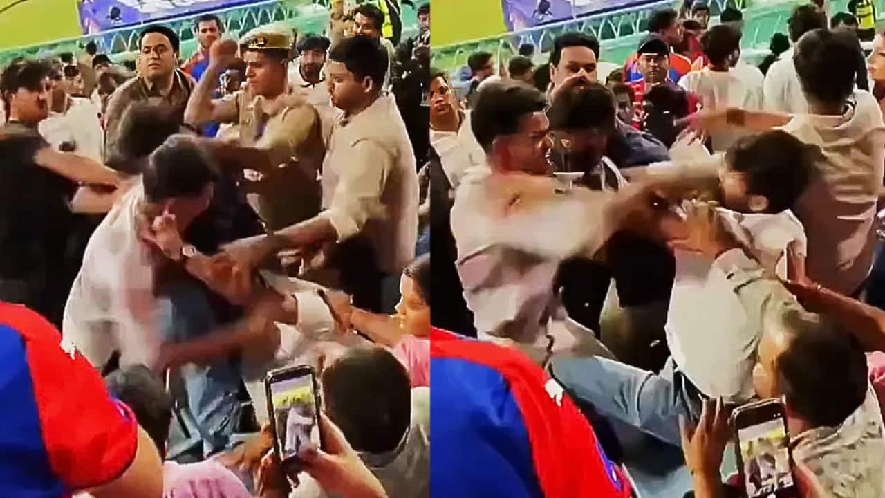 IPL 2026: Ugly brawl between fans steals show in LSG-DC clash in Lucknow – Watch