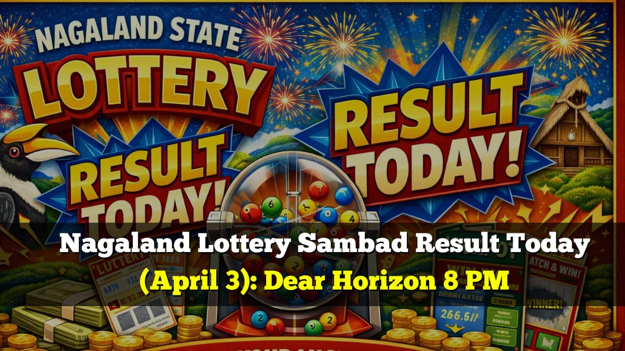 Nagaland Lottery Result Today (8 PM) April 3: Check Dear Horizon lucky draw winners, first prize Rs 1 crore