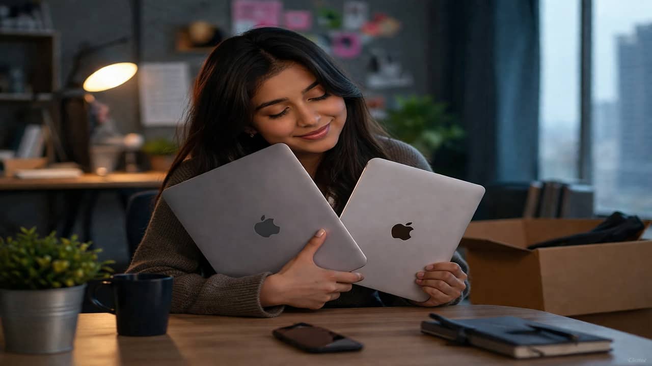 Woman gets 2 MacBooks from her previous jobs, calls it ‘perk of working at failed startups’