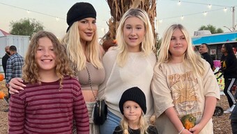 Tori Spelling and four kids hospitalized after car accident in California