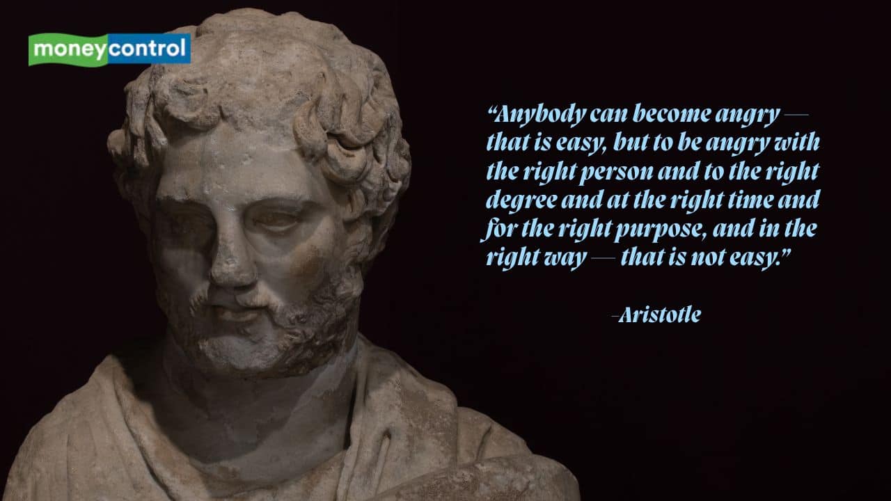 Quote of the day by Aristotle, “Anybody can become angry — that is easy, but to be angry with...