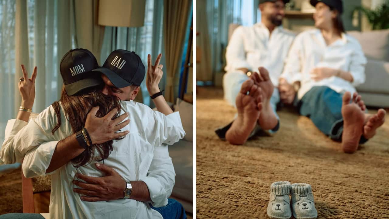 Karishma Tanna, husband Varun Bangera announce pregnancy in the cutest way, child due in August 2026
