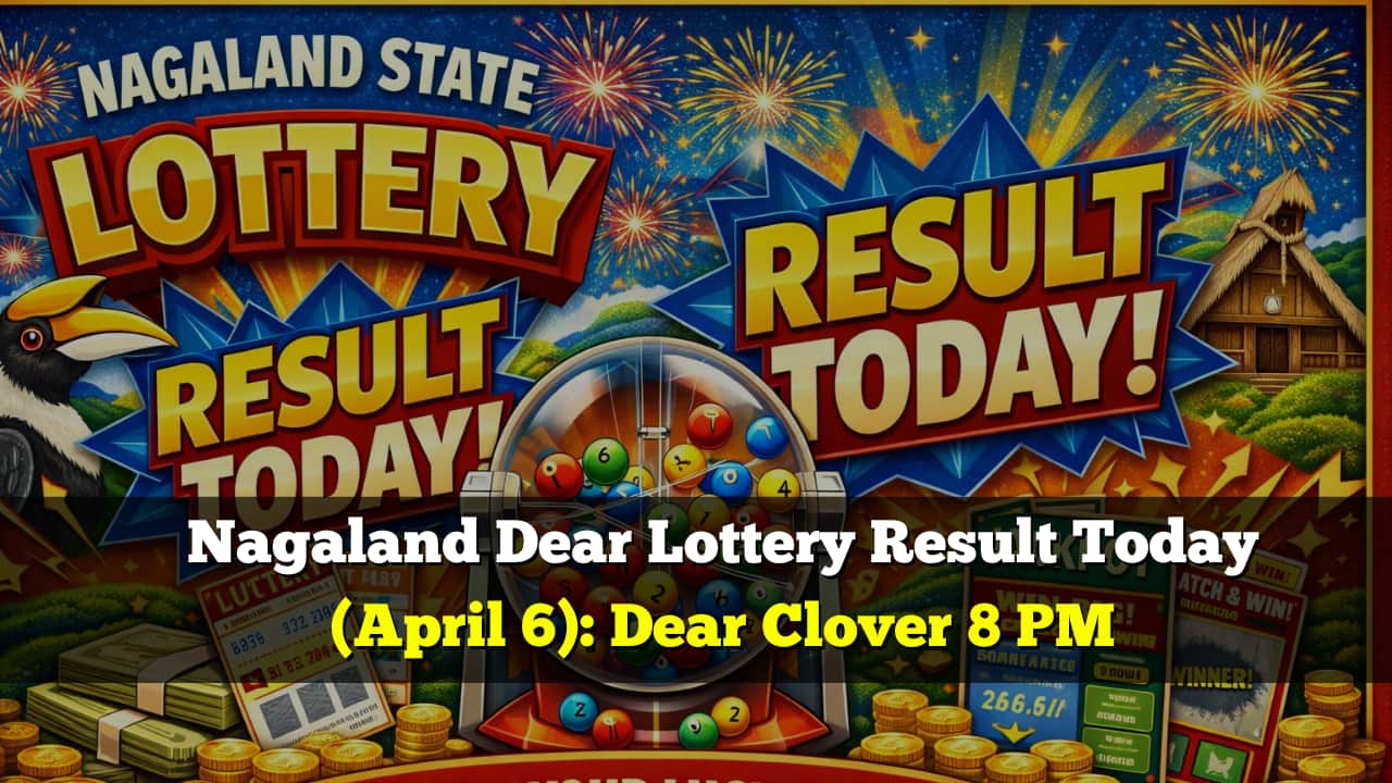 Nagaland Dear Lottery Result Today (April 6): Dear Clover 8 PM lucky draw winners, first prize Rs 1 crore