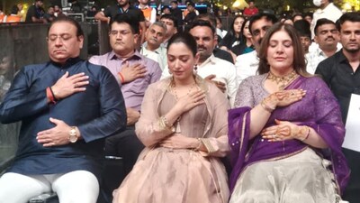 Tamannaah Bhatia, Jay Shah and Sanjana Ganesan attend Rishab Rikhiram Sharma’s Ahmedabad Concert