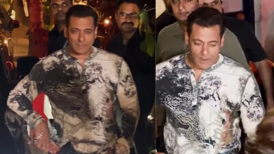 Salman Khan spotted in Mumbai