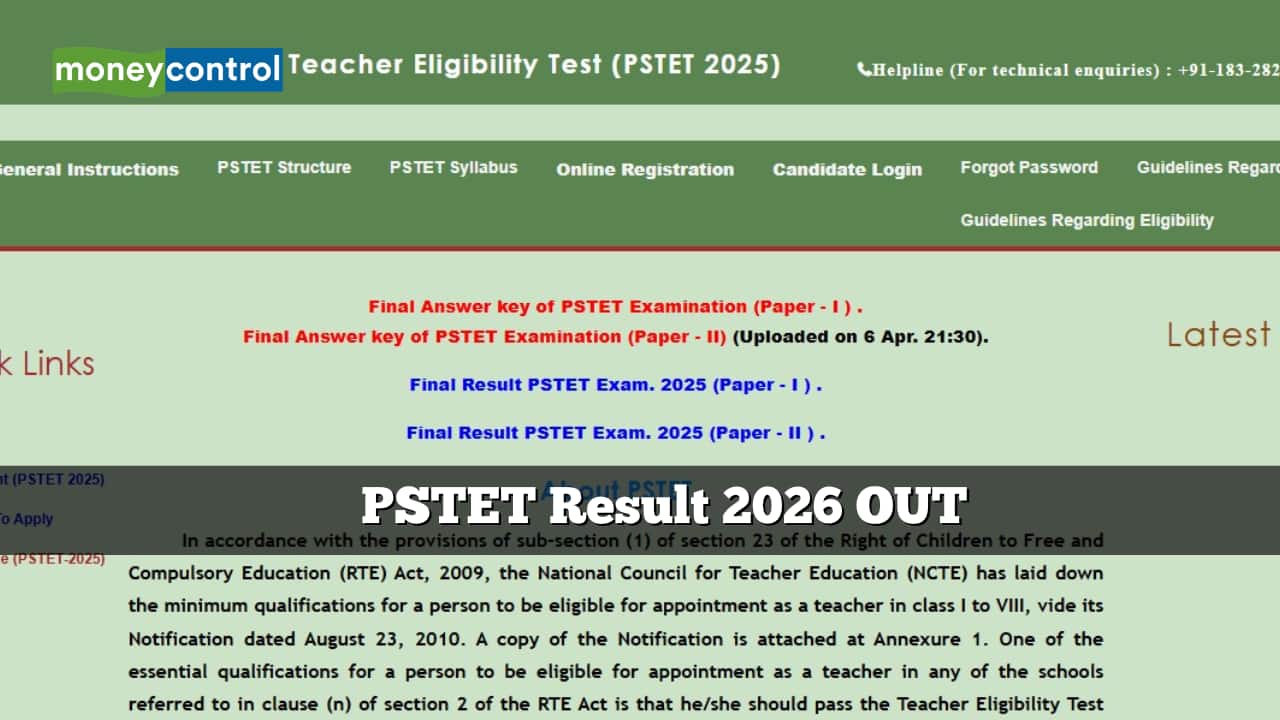 PSTET Result 2026 for Paper 1 & Paper 2 declared @ pstet2025.org; direct link here