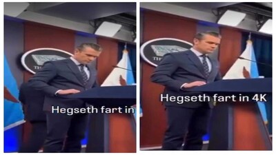 Iran posts ‘farting’ video of Pete Hegseth with dig at Strait of Hormuz