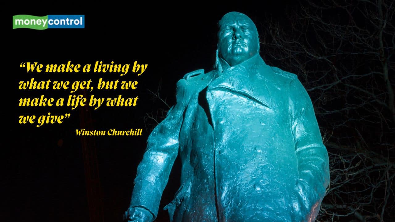 Quote of the day by Winston Churchill, 