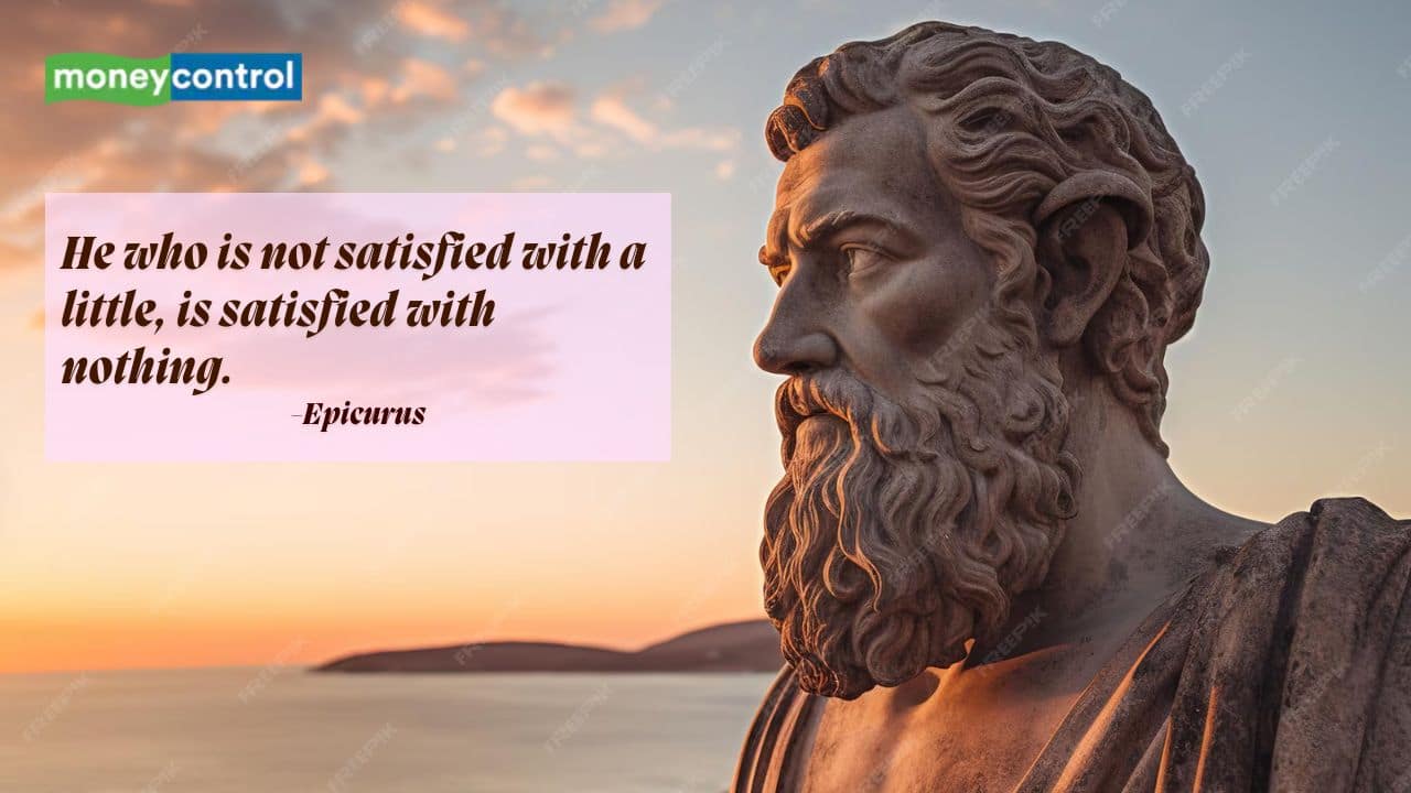 Quote of the day by Greek Philosopher, Epicurus, 