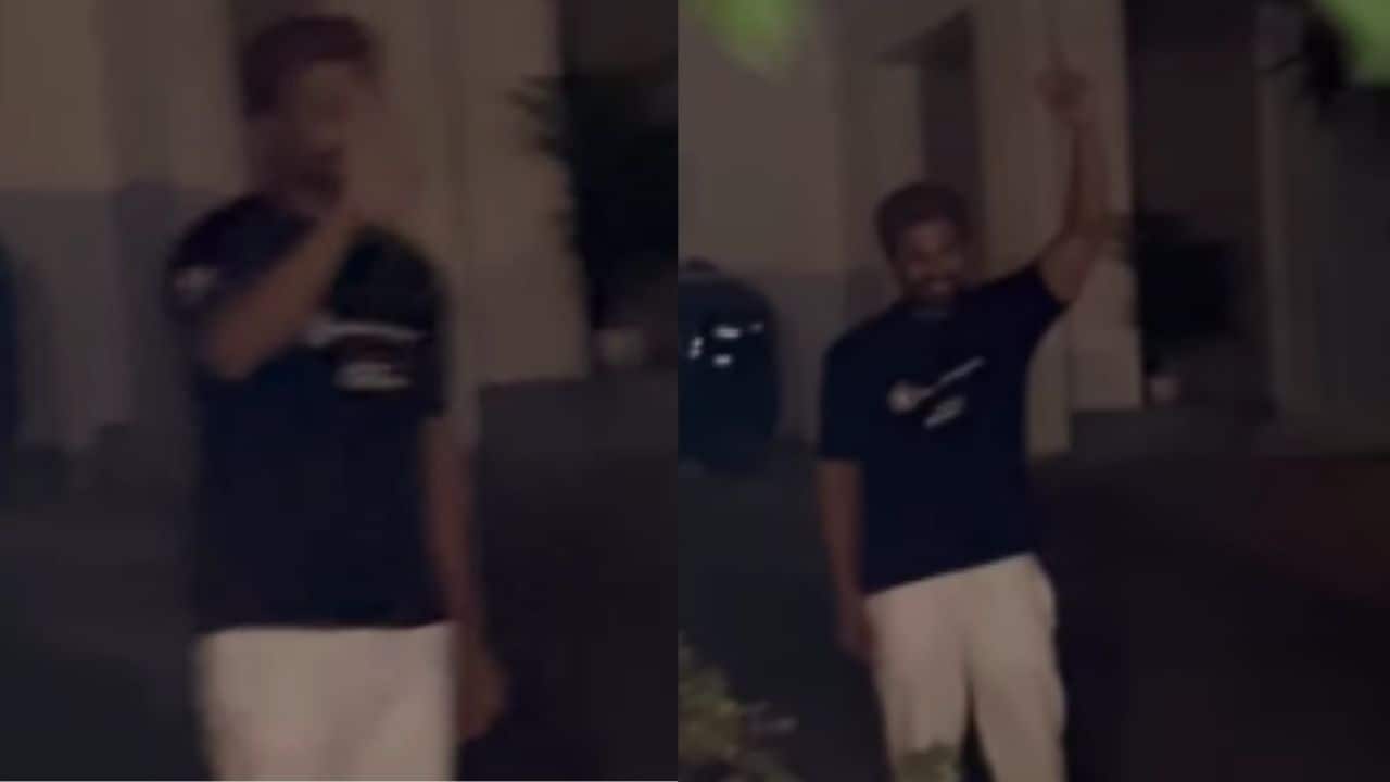 Allu Arjun steps out at midnight to thank fans on his birthday, watch video