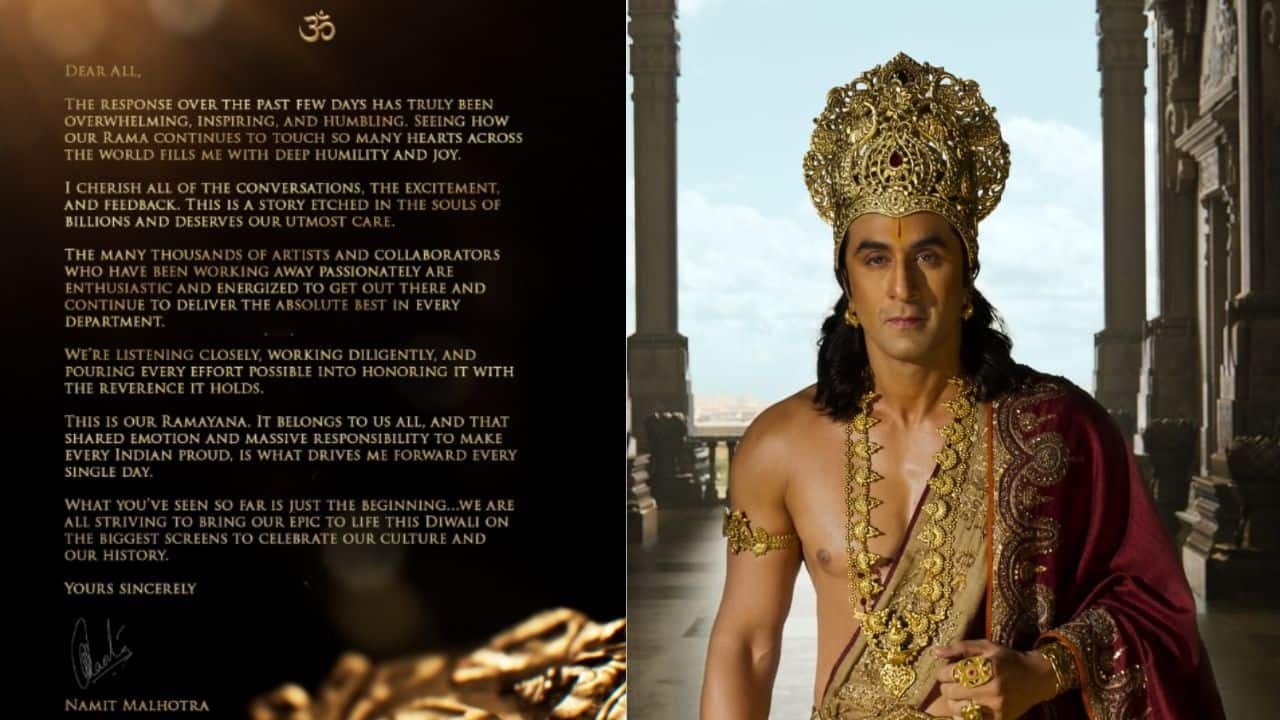 Namit Malhotra reacts to Ramayana teaser buzz, says he’s ‘overwhelmed’ by response