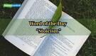 Word of the day: Stoicism- Can you stay “unshaken” and truly balanced in life?