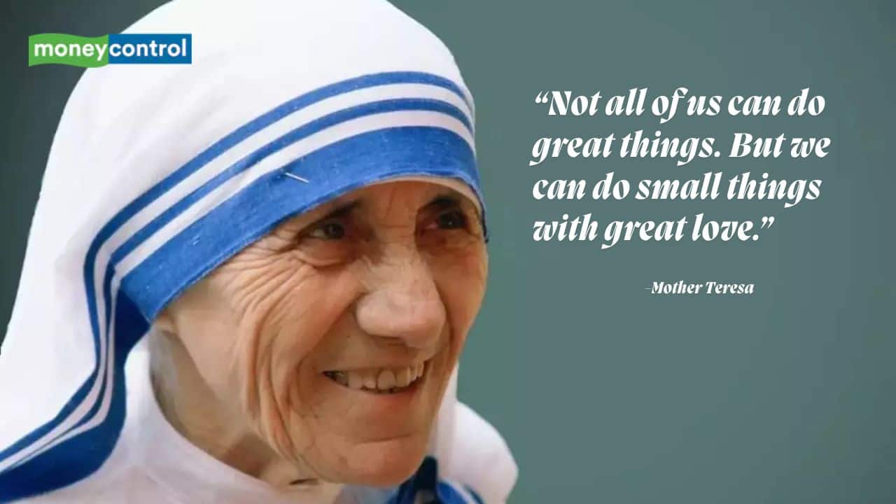 Quote of the day by Mother Teresa, 