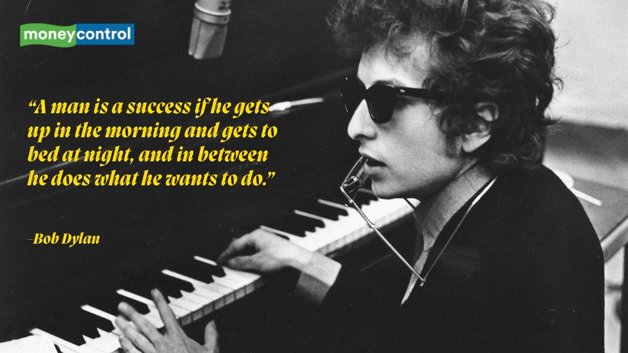 Quote of the day by Bob Dylan, 