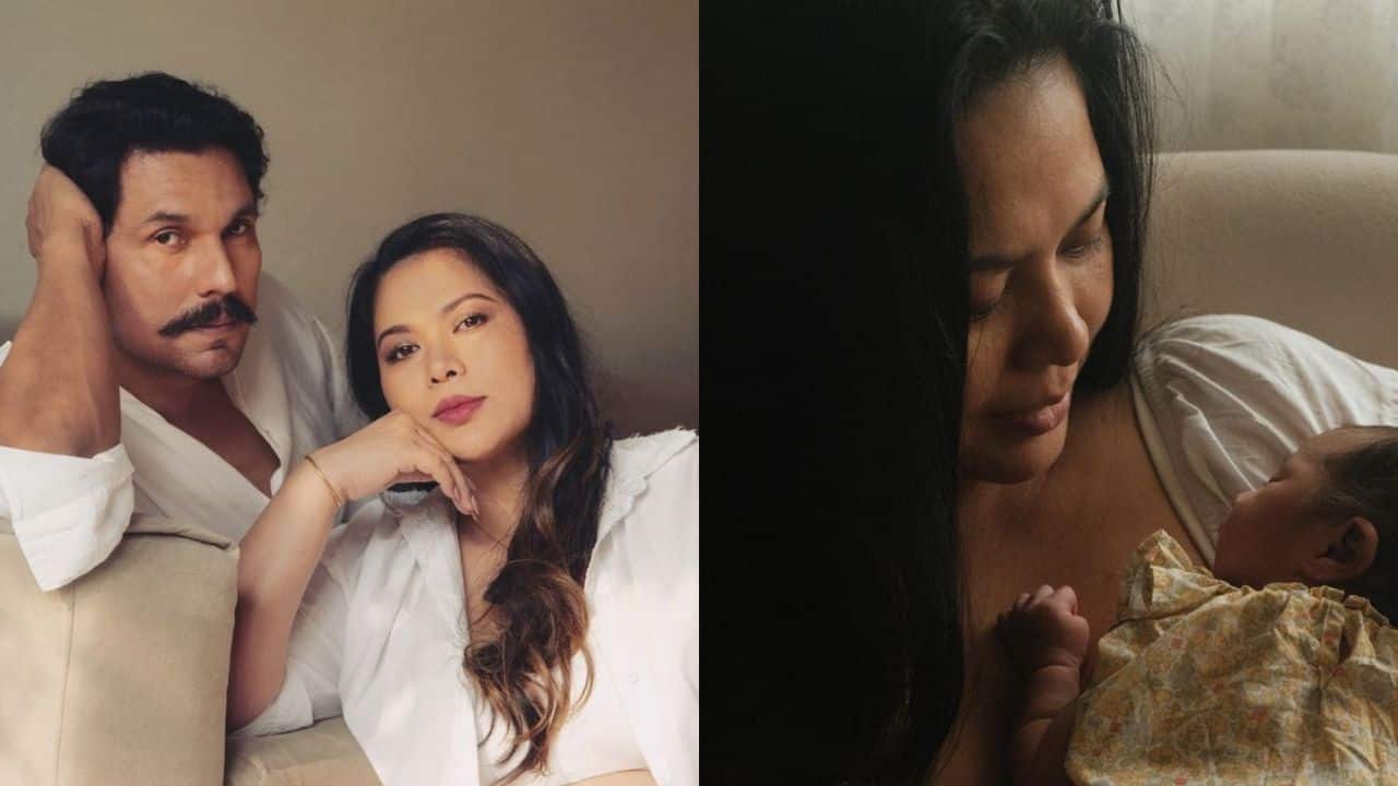 Randeep Hooda and Lin Laishram reveal daughter’s name ‘Nyomica’ as she turns one month old