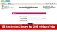JEE Main Session 2 answer key today at jeemain.nta.nic.in; direct link here to check response sheet