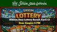 Sikkim Dear Lottery Result Today (April 12): Dear Empire 6 PM lucky draw winners list