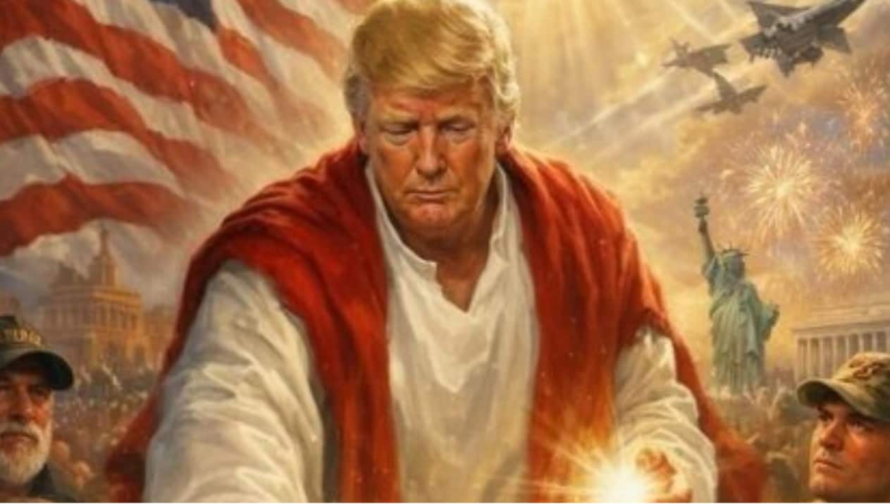 'Don't even have memes for this': Iran embassies roast Trump’s ‘God-like’ viral image, social media erupts