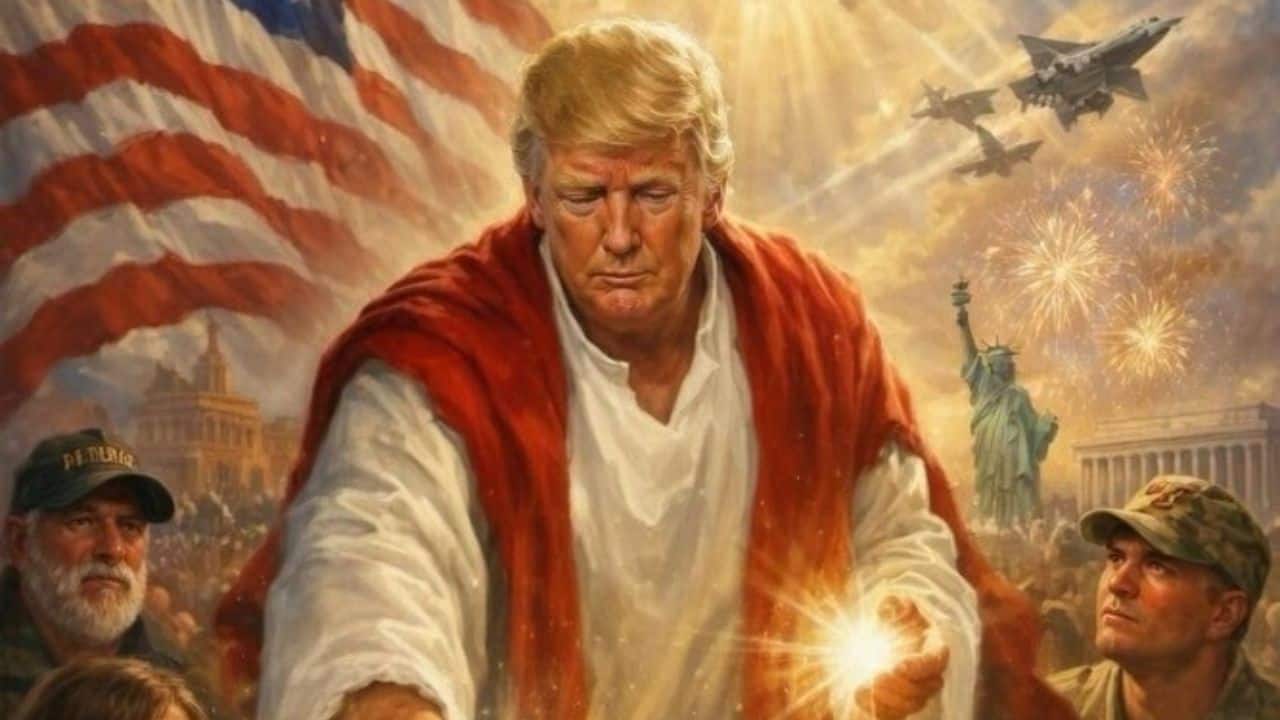 Donald Trump shares AI-generated image of himself as angel, draws mixed reactions: 'Very anti-Christ'