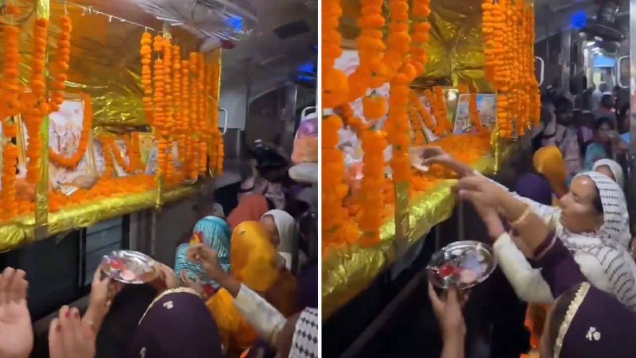 ‘Why are they not in jail?’: Passengers turn train coach into temple, NCIB responds to viral video