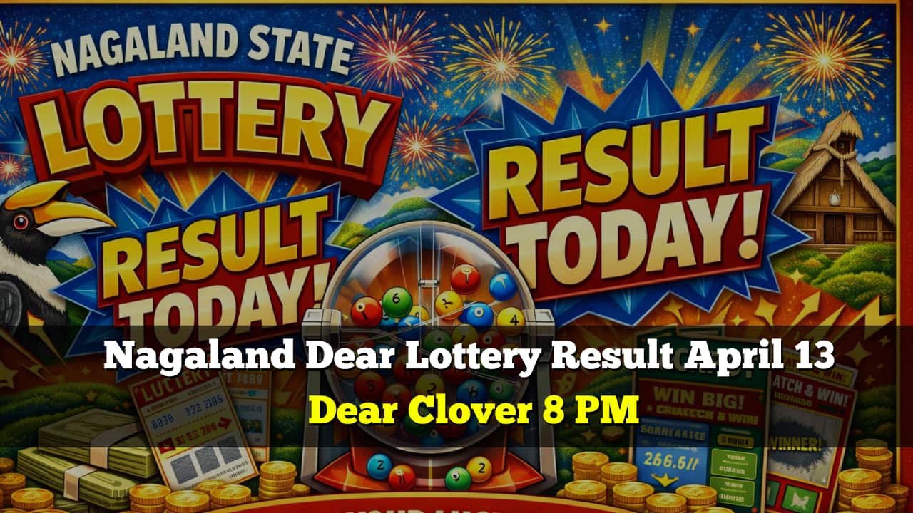 Nagaland Lottery April 13 Evening Draw: Dear Clover 8 PM to Declare Rs 1 Crore Winner