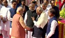 PM Modi, Mallikarjun Kharge share rare light-hearted moment at Ambedkar anniversary event | Watch