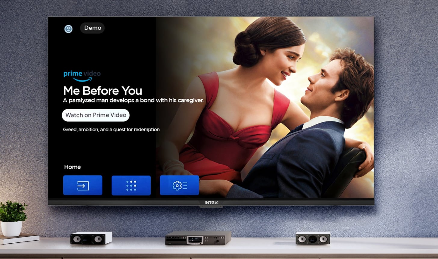 Intex launches 65-inch and 75-inch QLED 4K TVs with Google TV, Dolby Atmos support