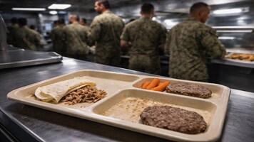 'Dry meat, empty trays': Are US troops in the Middle East going hungry due to food shortage?