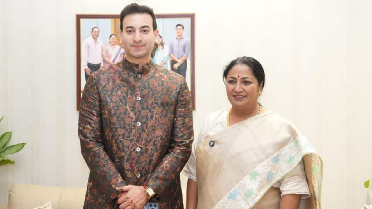 Rishab Rikhiram Sharma meets Delhi CM Rekha Gupta ahead of grand Delhi finale of Sitar for mental health tour